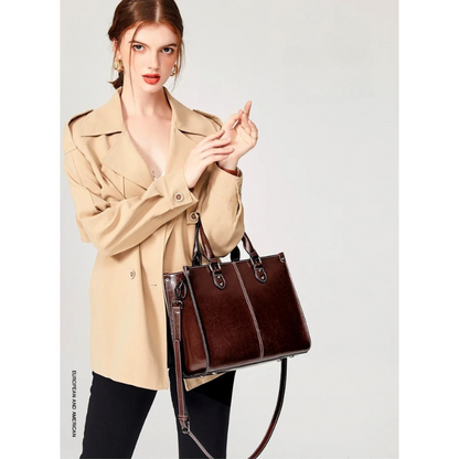 Sac à bandoulière pour femme – Cuir véritable | Mode & Fonctionnalité