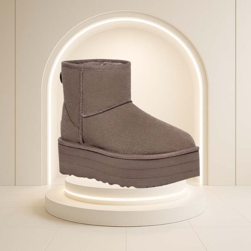 Classic Mini Platform Boot – The Most Desired Leather Boot of the Season + Free Shipping to Europe+ Free Gift + Last Units