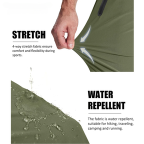Pantalones de tacor de miami hombres rápido seco recto corriendo pantalones de senderismo elástico yoga fitness ejercicio de chándal joggers