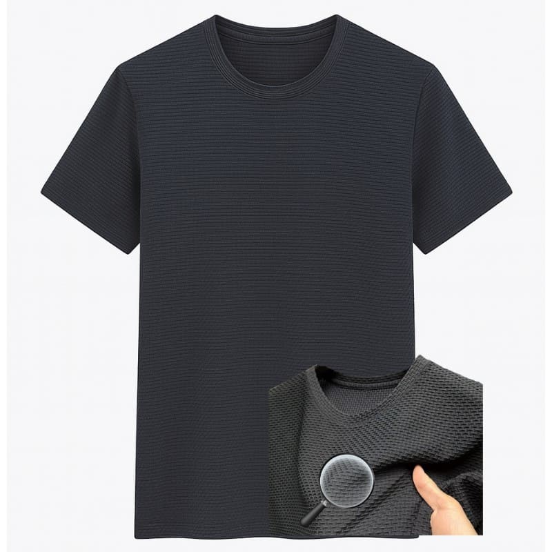 T-Shirt-M-5xl Herren-Freizeit-T-Shirt-Cool & Falten-resistent