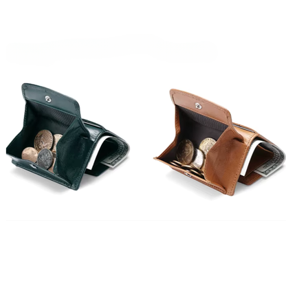 Portefeuille Airtag - Cuir véritable - Porte-carte Air Tag RFID