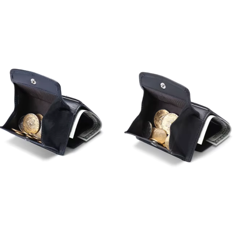 Portefeuille Airtag - Cuir véritable - Porte-carte Air Tag RFID