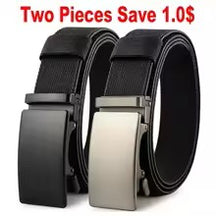 Sports Elastic Tactical Belt – Automatic Metal Buckle, Stretch Nylon Military Unisex Belt (115–150CM)