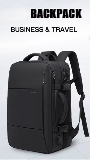 Expandable Waterproof Travel Backpack – Fits 17.3" Laptop – Large Capacity for Travel, Business & Outdoor – Unisex