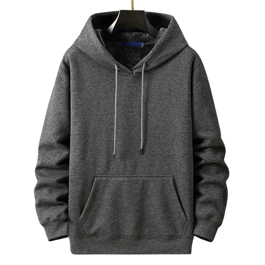 Stor størrelse Herre-hættetrøjejakke Langærmet hættejakke, tyk varm fleeceforet sweatshirt Herre Casual Vinter L- 12XL
