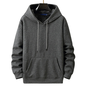Chaqueta para capucha para hombres de gran tamaño con capucha manga larga gruesa tibia tibia sudadera forrada de invierno macho casual l- 12xl