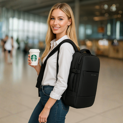 Zaino da viaggio impermeabile espandibile – Adatto 17.3" Laptop – Grande capacità per viaggi e affari &  Outdoor - Unisex
