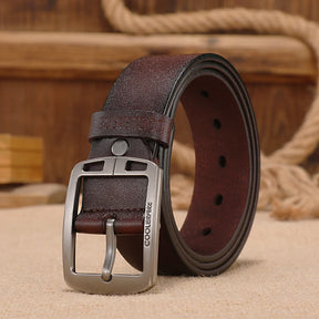 Vintage Ledergürtel für Herren - Premium Cowskin & Classic Style