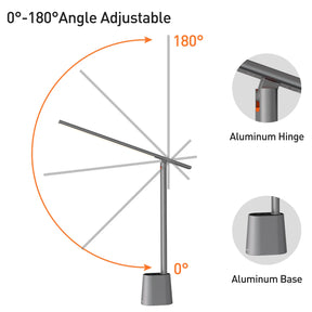 Basis ™ LED -Schreibtischlampe - Augenschutz, dimmbare, faltbare und intelligente Helligkeit