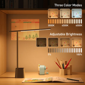 Basis ™ LED -Schreibtischlampe - Augenschutz, dimmbare, faltbare und intelligente Helligkeit