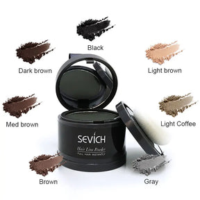 Sevich Haaransatzpulver 4G Haaransatz Schattenpulver Make -up Haar Concealer Natural Cover Unisex Haarausfall Produkt