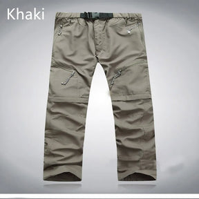 Pantalones - pantalones para exteriores convertibles para hombres de secado