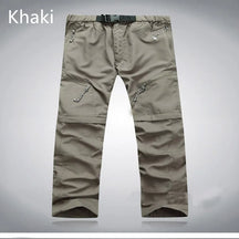 Pantalones - pantalones para exteriores convertibles para hombres de secado