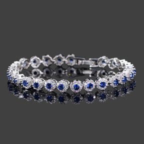 CWWZICCRONS Link a catena di alta qualità Link Verde Crystal Warp Bracciale Women Fette Wedding Party Round Cubic Zirconia Braccialetti CB086