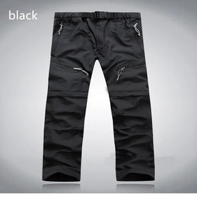 Pantalones - pantalones para exteriores convertibles para hombres de secado