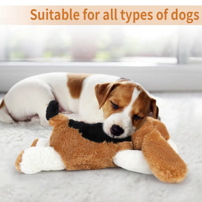 Comfort puppy speelgoed, huisdier vakantie cadeau hond/kat gedrag slaaphulp puppy speelgoed, hondenkatten pluche speelgoed met hartslag