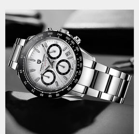 Männer Luxusquarz Chronograph Watch - wasserdicht und geschäftlicher Stil