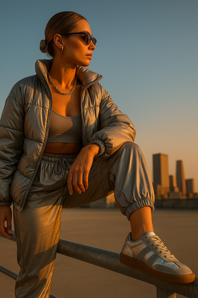 Retro Women’s Sneakers – Wear-Resistant EVA Insole & Neutral Style