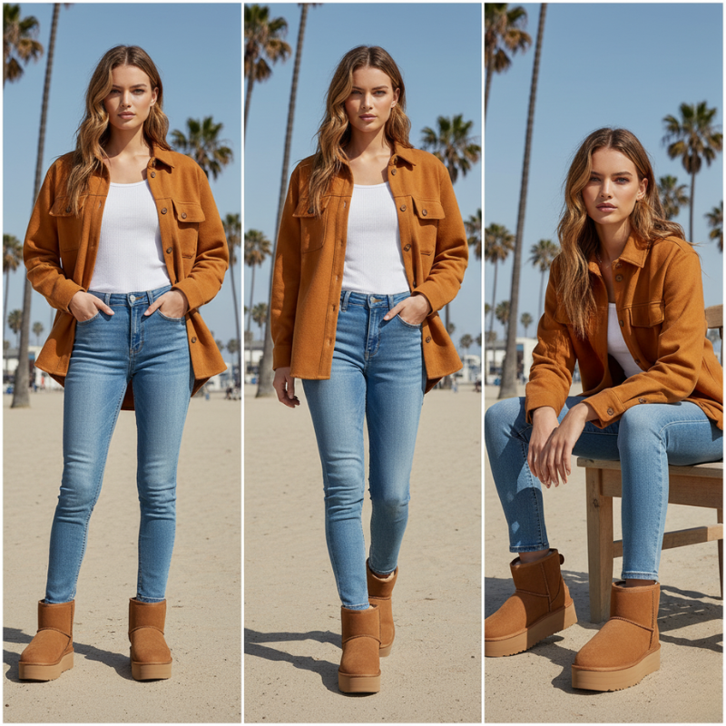 Classic Mini Platform Boot – The Most Desired Leather Boot of the Season + Free Shipping to Europe+ Free Gift + Last Units