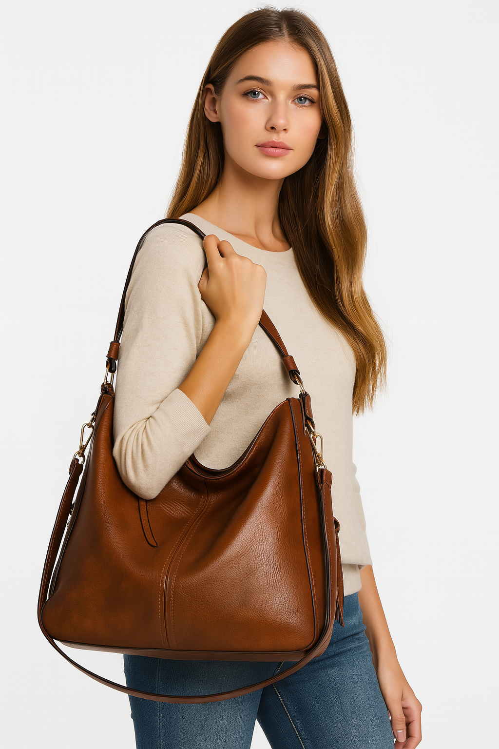 Luksus håndtasker Dame Tasker Designer Tasker i blødt læder til Kvinder Hobos Europa Crossbody Taske Dame Vintage Berømt mærke Sac