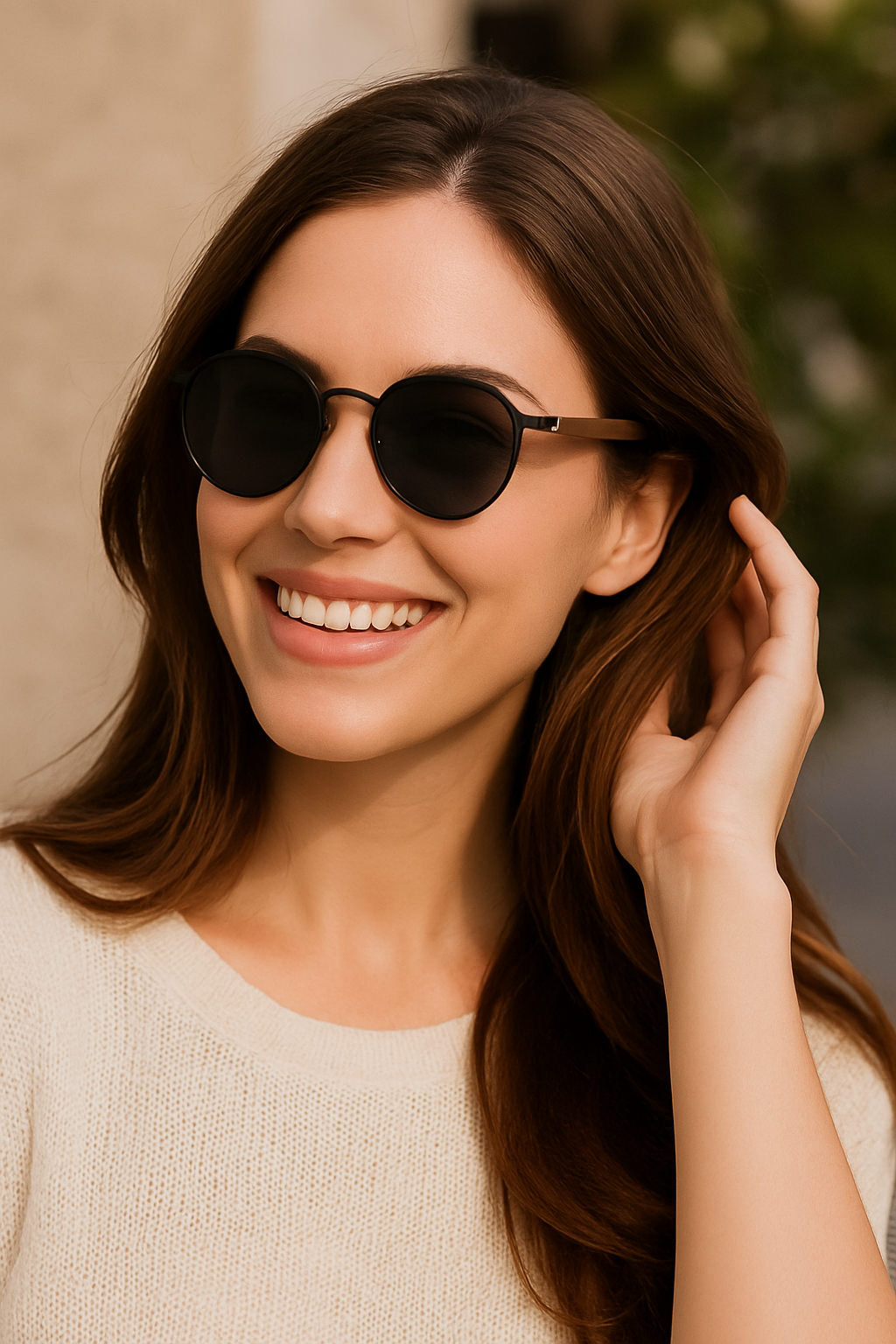 Unisex Retro Design | Polarized Sunglasses with UV400 Protection and Luxury Round Frame
