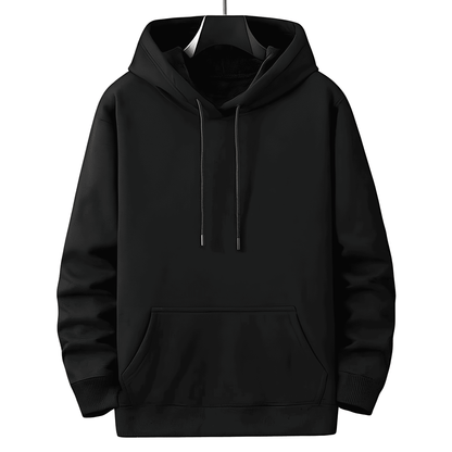 Giacca con cappuccio da uomo di grandi dimensioni con cappuccio a maniche lunghe, spessa, calda, foderata in pile, felpa maschile casual invernale L- 12XL