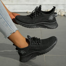 Women’s Casual Sneakers – Lightweight Fly-Weaving Fashion Shoes