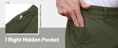 MIAMI TAC -Pants - Lättvikts snabbtorkande vandringsbyxor för män – Vattentät & Cargo Style