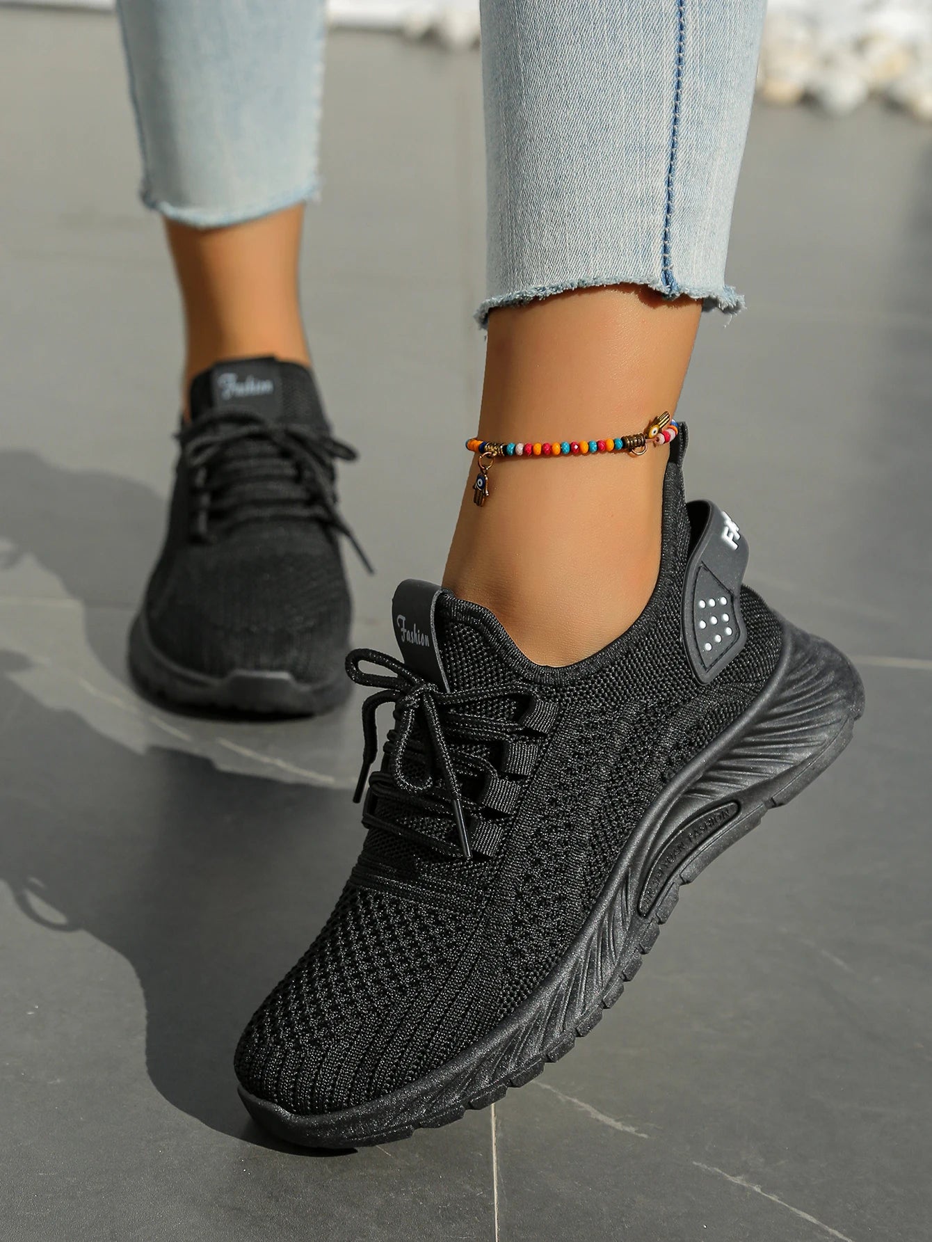 Women’s Casual Sneakers – Lightweight Fly-Weaving Fashion Shoes