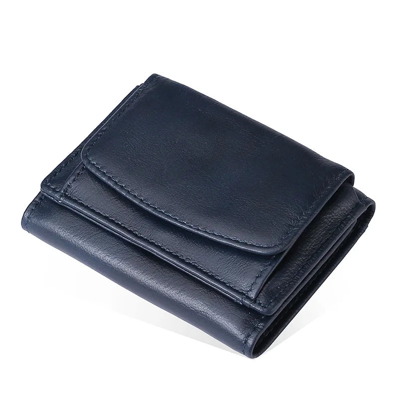 Portefeuille Airtag - Cuir véritable - Porte-carte Air Tag RFID