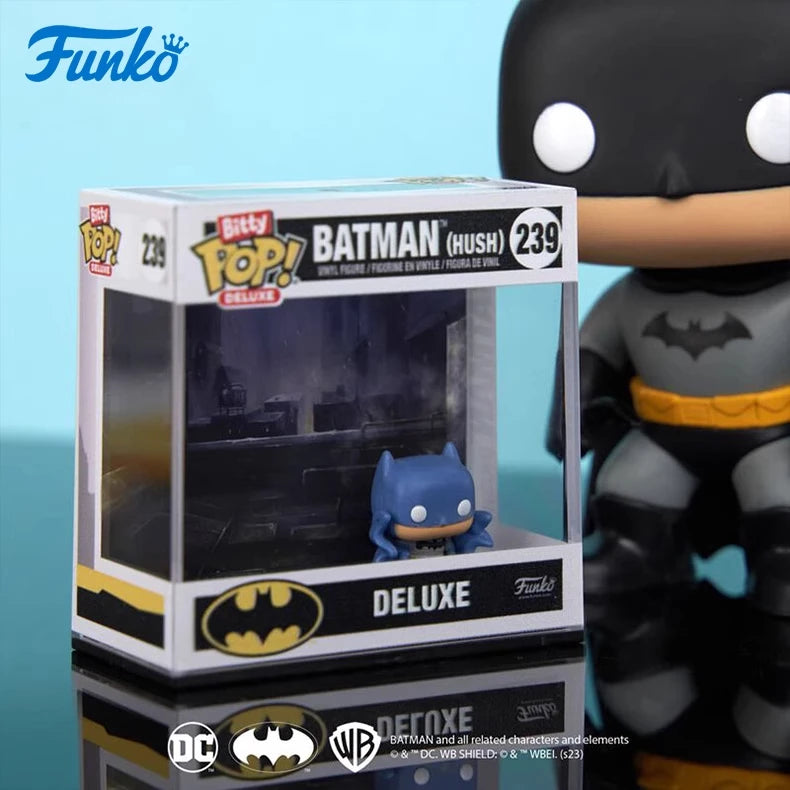 Édition authentique Funko Pop ™ DC Superman & Batman Deluxe Edition Anime Action Desktop Decoration Ornement Toys Collectible Modèle