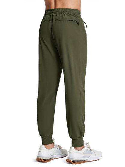 MIAMI MAG-Herren-Sportbekleidungshose, leichte, schnell trocknende Laufhose, Reißverschlusstaschen, sportliche Trainingshose, Jogger, Herren-Jogginghose