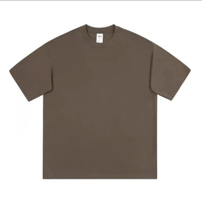 T-shirt -600g T-shirt à manches courtes et à manches courtes de coton lourd