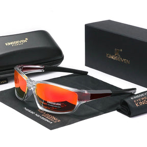 Gepolariseerde unisex sport zonnebrillen met UV400-bescherming-lichtgewicht, verblindvermindering van brillen voor rijden, fietsen en dagelijkse stijl.