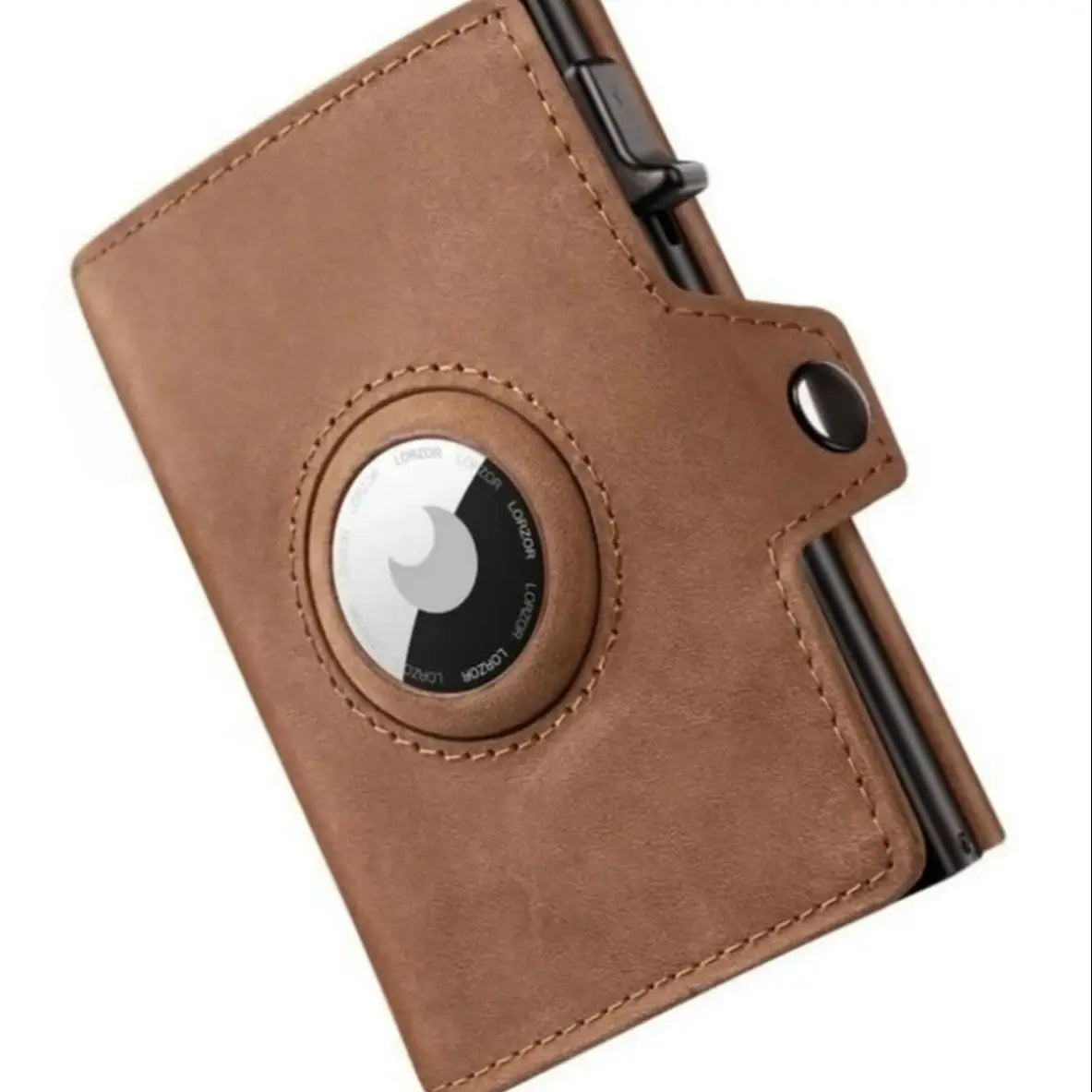 Unisex portemonnee met muntzakje AirTag positioneringskaartclip RFID antidiefstal