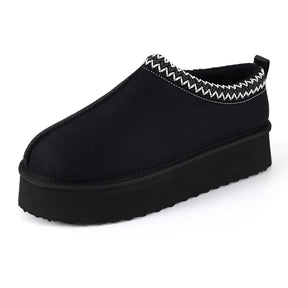 Tazzy Winter Suède Fuzzy Pantoffels voor Dames – Warm, Antislip & Binnen-/buitencomfort