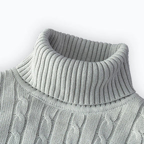 Maglione a dolcevita di lana maschile - casual e caldo