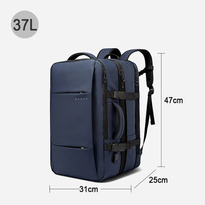 Zaino da viaggio impermeabile espandibile – Adatto 17.3" Laptop – Grande capacità per viaggi e affari &  Outdoor - Unisex