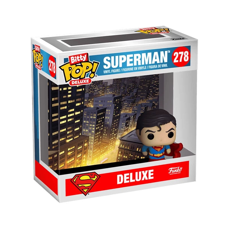 Édition authentique Funko Pop ™ DC Superman & Batman Deluxe Edition Anime Action Desktop Decoration Ornement Toys Collectible Modèle