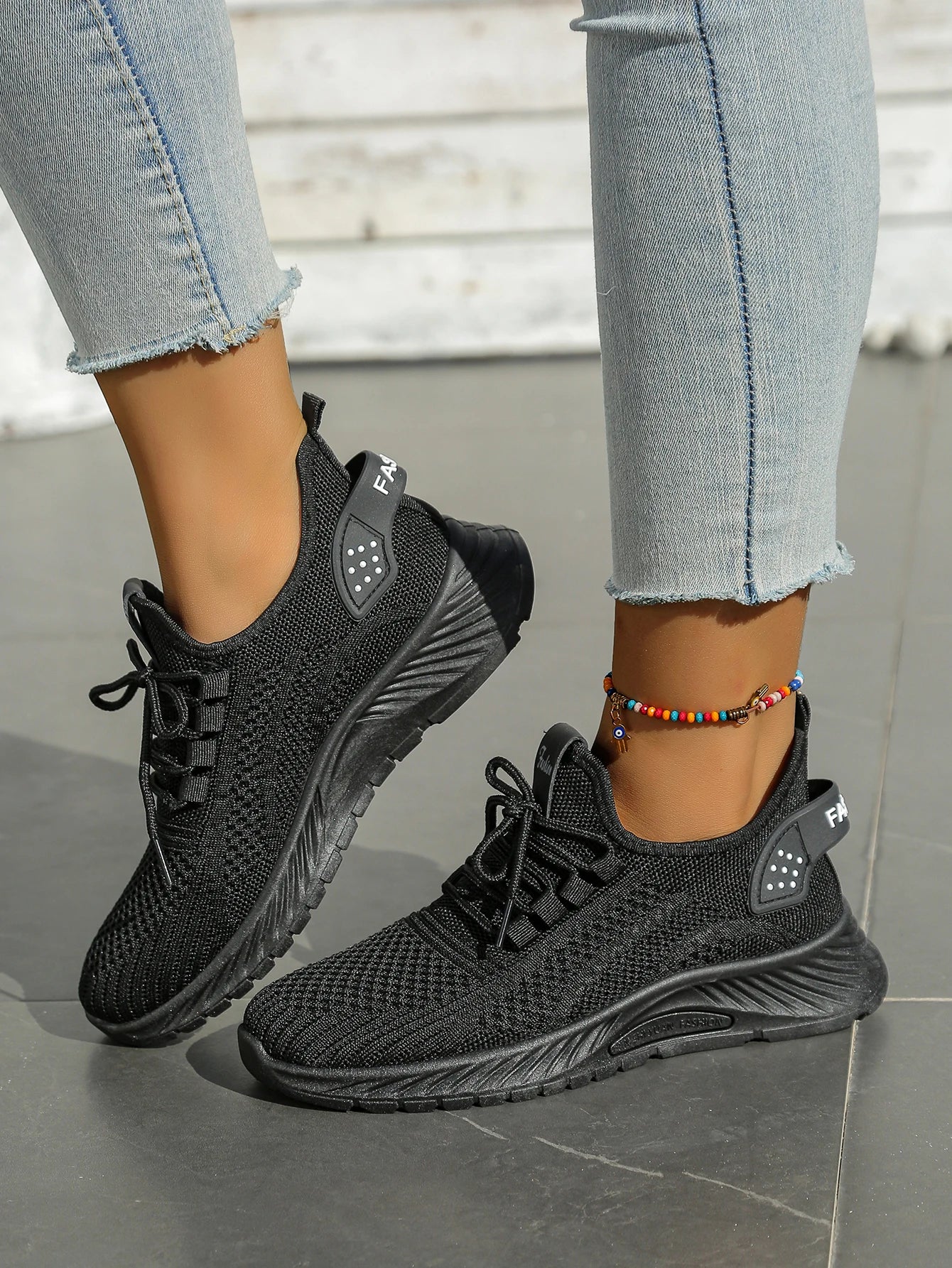 Women’s Casual Sneakers – Lightweight Fly-Weaving Fashion Shoes