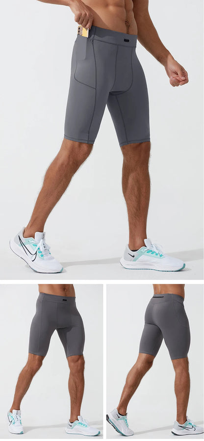 Short de compression pour hommes – Séchage rapide & Coupe extensible
