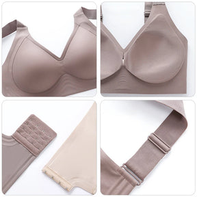 Push up reggiseno per le donne senza cuciture plus size reggiseni sottile tazza wirelette bralelette sexy brassere femme m-6xl