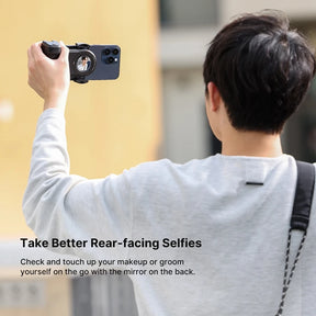 Ulanzi ™ Magsafe smartphone Camera Sluiter Grip Bluetooth Selfie -handvat als camerafoto -stabilisator Verticale horizontale shoot
