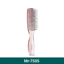 Masaje del cabello Masaje de cuero cabelludo Volumizante peinado para peinado herramienta de desenredado de dientes finos para el pelo seco y liso