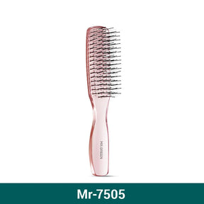 Masaje del cabello Masaje de cuero cabelludo Volumizante peinado para peinado herramienta de desenredado de dientes finos para el pelo seco y liso