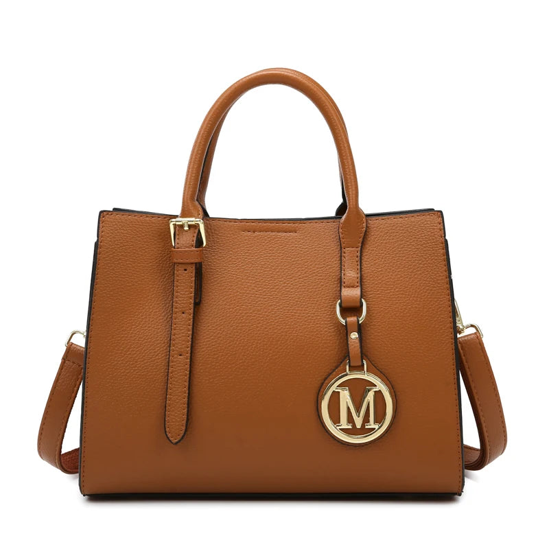3-Piece or Single Vintage Tote Set – Elegant PU Leather Handbags for Women