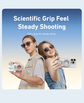 TELESIN ™ Phone Camera Shoot Hand Grip - Magnétique Portez avec télécommande pour iPhone et Android