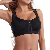 Bra de sports de levage avec fermeture avant et support arrière - S-5XL