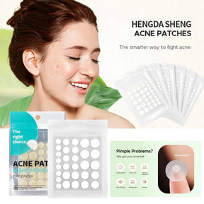 30 PCs Unsichtbare Hydrocolloid-Akne-Flecken-wasserdichte Pickelentferner, Anti-Acne-Spot-Behandlung, Narbenkorrektor und Hautreparaturaufkleber