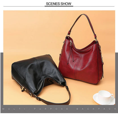 Luksus håndtasker Dame Tasker Designer Tasker i blødt læder til Kvinder Hobos Europa Crossbody Taske Dame Vintage Berømt mærke Sac